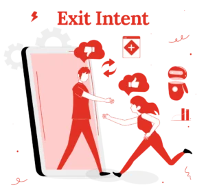 Illustration von Constance Nowak zu Exit Intent