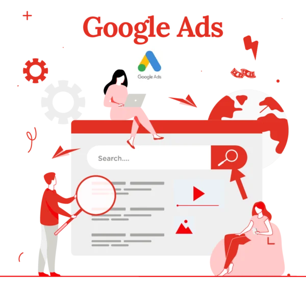 Illustration zu Google Ads von Constance Nowak