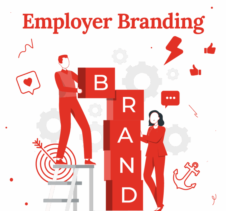 Illustration von Constance Nowak was wichtig beim Employer Branding ist