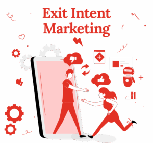 Illustration von Constance Nowak zu Exit Intent Marketing