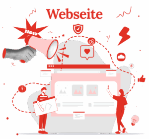 Illustration von Constance Nowak zu Webseite gestalten