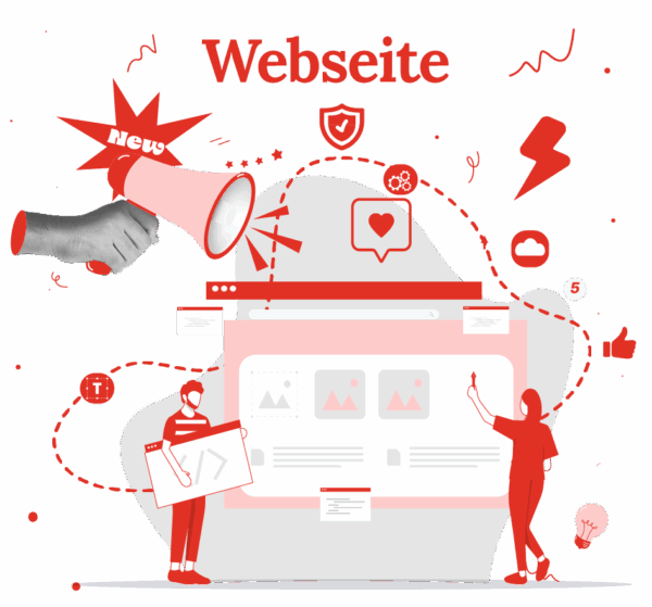 Beispiel für eine minimalistische Website für Solopreneurinnen mit Fokus auf das Wesentliche