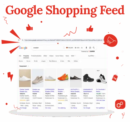 google-shopping-feed-auf-weissem-hintergrund