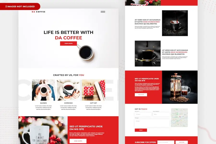 landingpage als beispiel für webdesign 2025