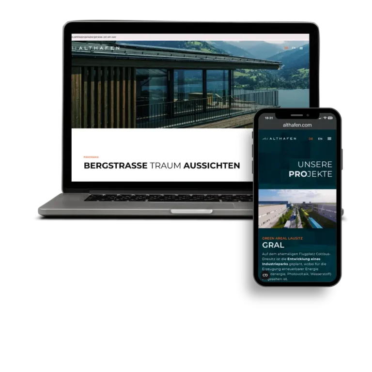 ALTHAFEN Real Estate Webdesign