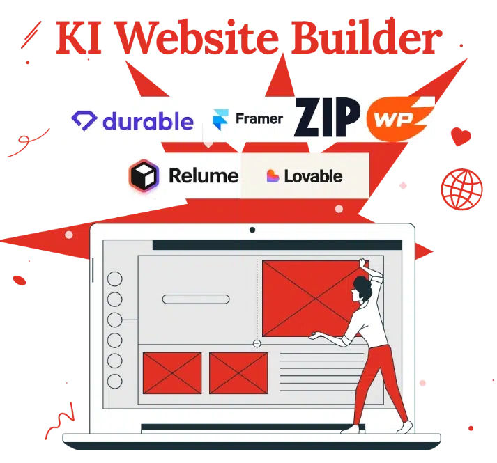 KI-Website-Builder im Vergleich – Was künstliche Intelligenz heute schon für Dich erledigt (und was nicht) - Teil 3 2 ki website builder blog pic