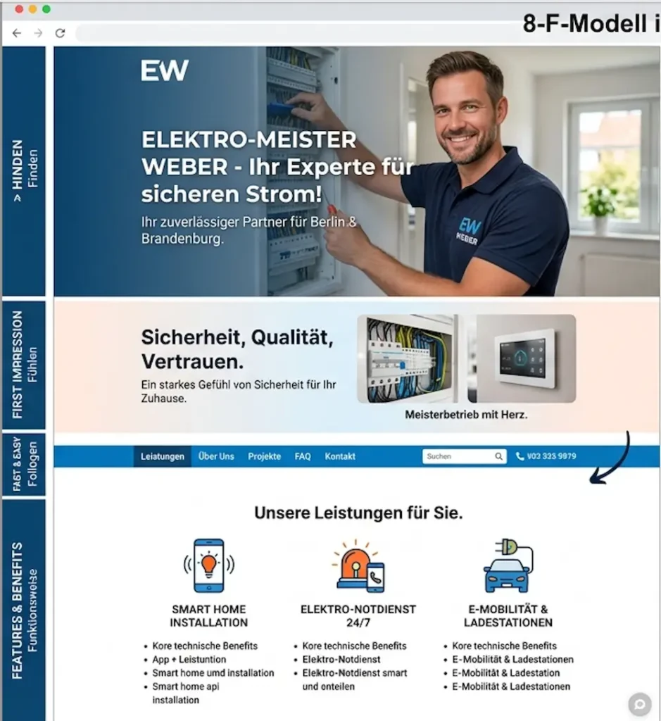 Website erstellen für Selbständige: Warum Deine eigene Website der wichtigste Schritt ist 8 website-erstellen-startseite-nach-8-f-modell-sektionen-1-4