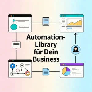 Business Automatisierungen für Dein Geschäft: 12 konkrete Automatisierungen, die Dir jede Woche Stunden zurückgeben 1 Übersicht von 12 Business-Automatisierungen, die typische Abläufe bei Selbständigen im Alltag abbilden